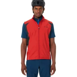Windjacks < Vaude Dundee Caic Zip-Off Ja Heren - ar red