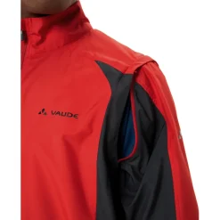 Windjacks < Vaude Dundee Caic Zip-Off Ja Heren - ar red