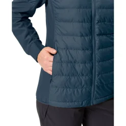Vaude Elope Hybride Jas Dames - dark sea