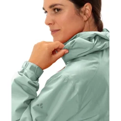 Vaude Escape Bike Light Jas Dames - dusty fern