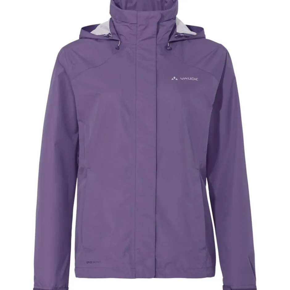 Regenjassen < Vaude Escape Bike Light Jas Dames - mulberry