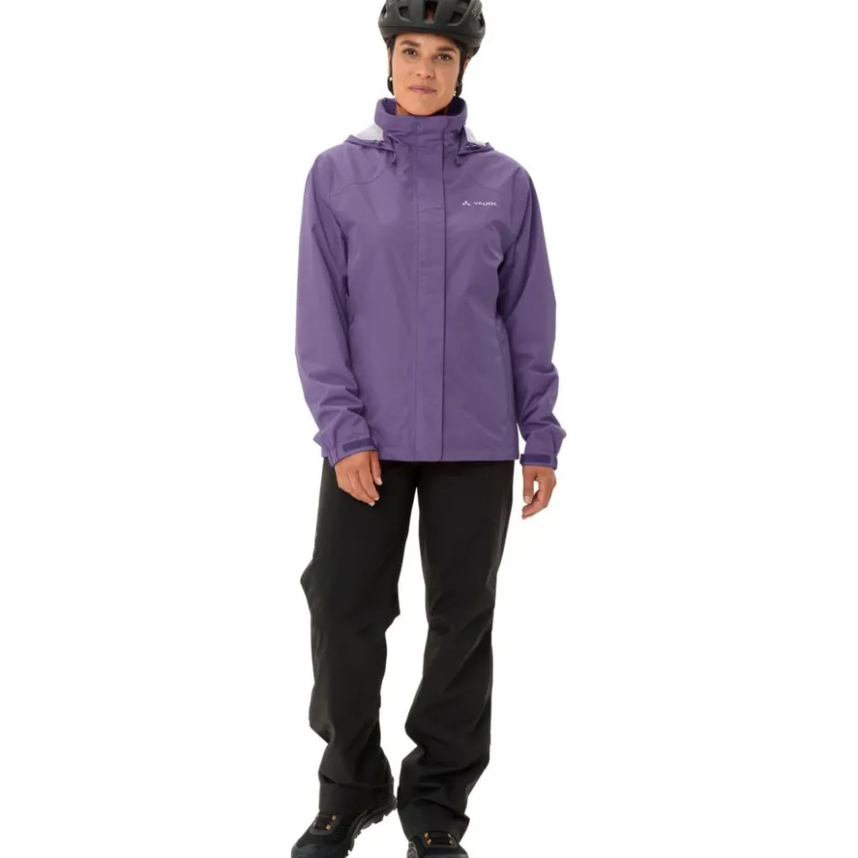 Regenjassen < Vaude Escape Bike Light Jas Dames - mulberry