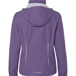 Regenjassen < Vaude Escape Bike Light Jas Dames - mulberry