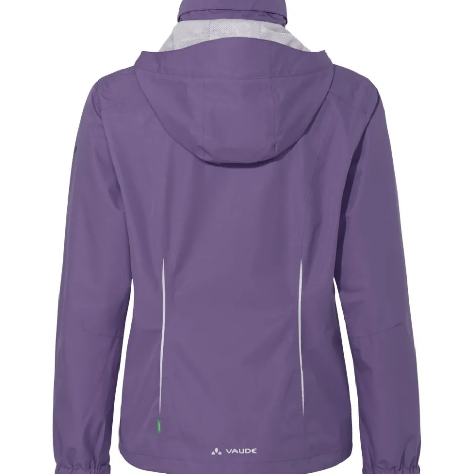Regenjassen < Vaude Escape Bike Light Jas Dames - mulberry