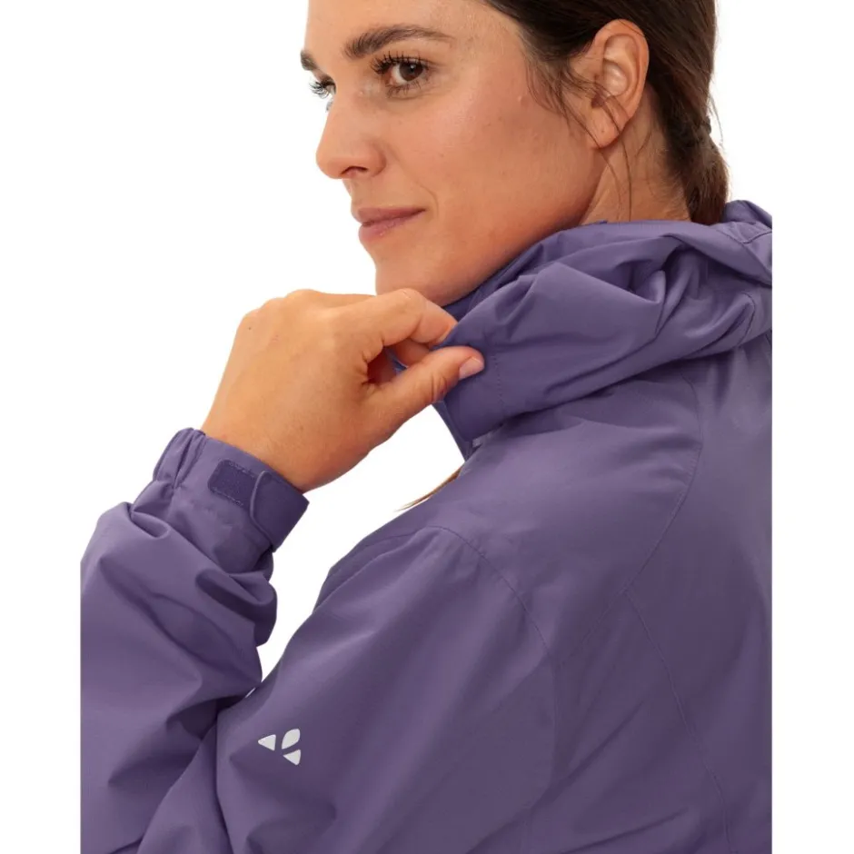 Regenjassen < Vaude Escape Bike Light Jas Dames - mulberry
