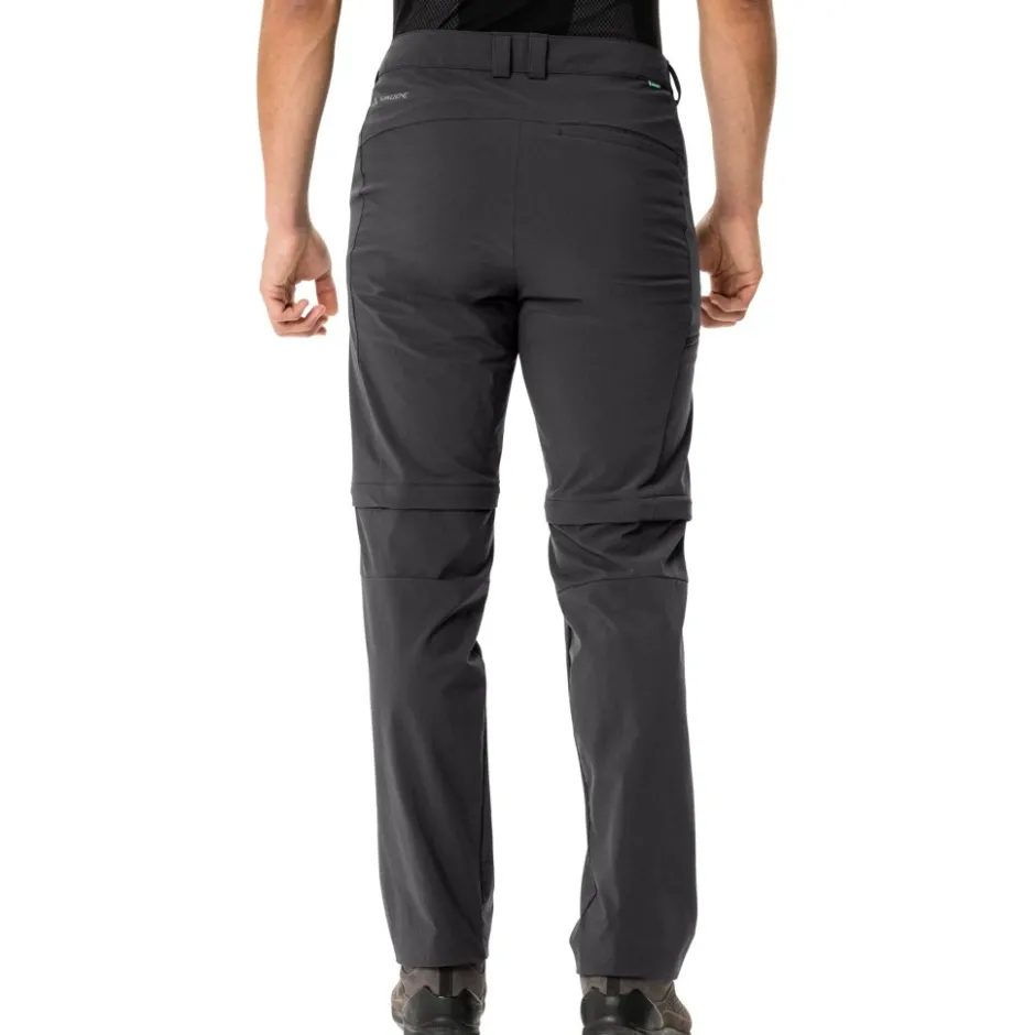 Broeken & Rokken < Vaude Farley II Stretch Zip-Off Broek Heren - Regular- zwart