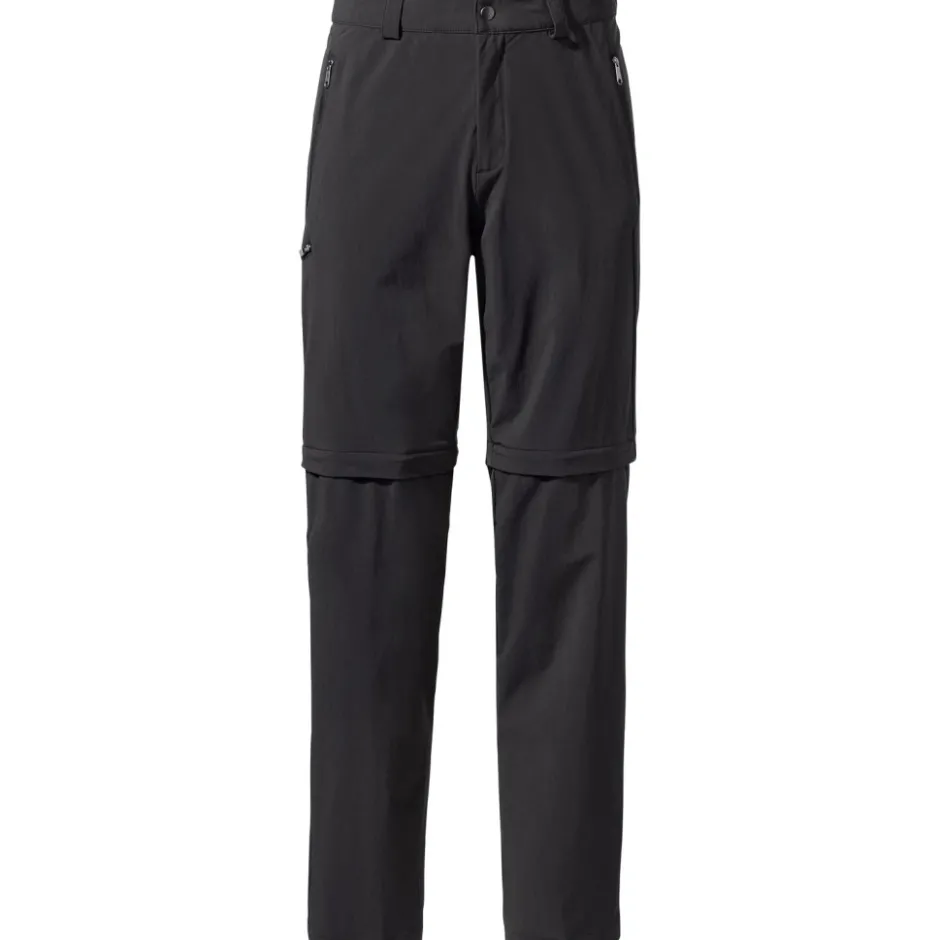 Broeken & Rokken < Vaude Farley II Stretch Zip-Off Broek Heren - Regular- zwart