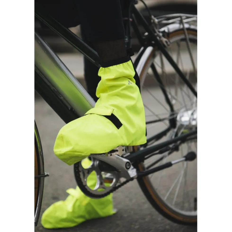 Vaude Fiets Beenkappen Kort - neon yellow