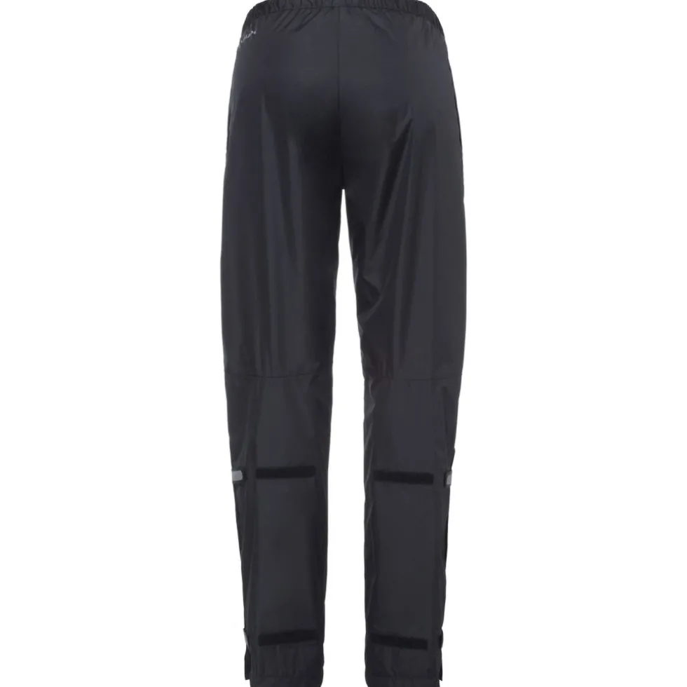 Vaude Fluid Full-Zip Regenbroek Dames - Regular- zwart