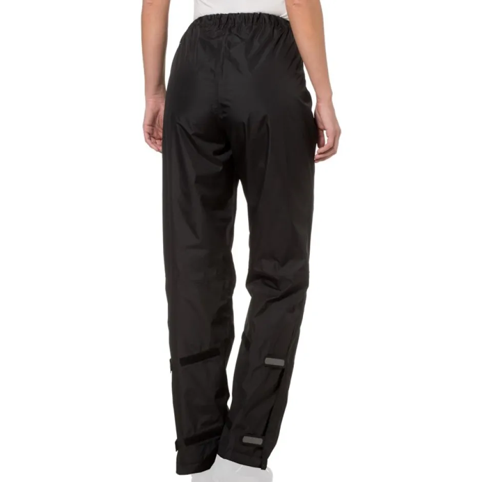 Regenbroeken < Vaude Fluid Regenbroek Dames - Regular - zwart