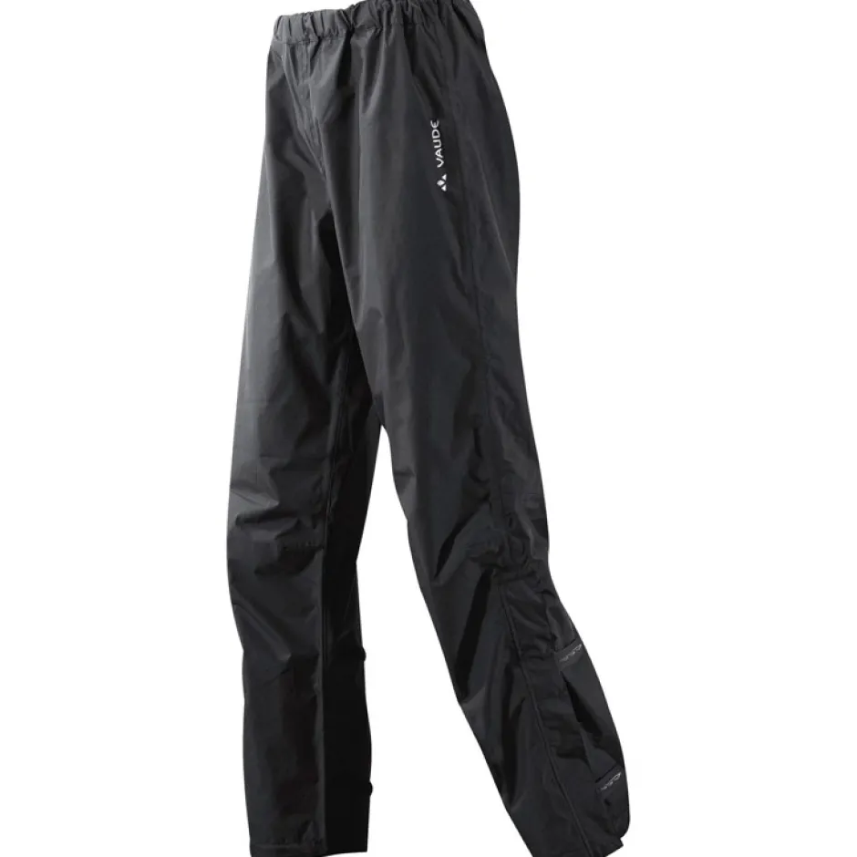 Regenbroeken < Vaude Fluid Regenbroek Dames - Regular - zwart