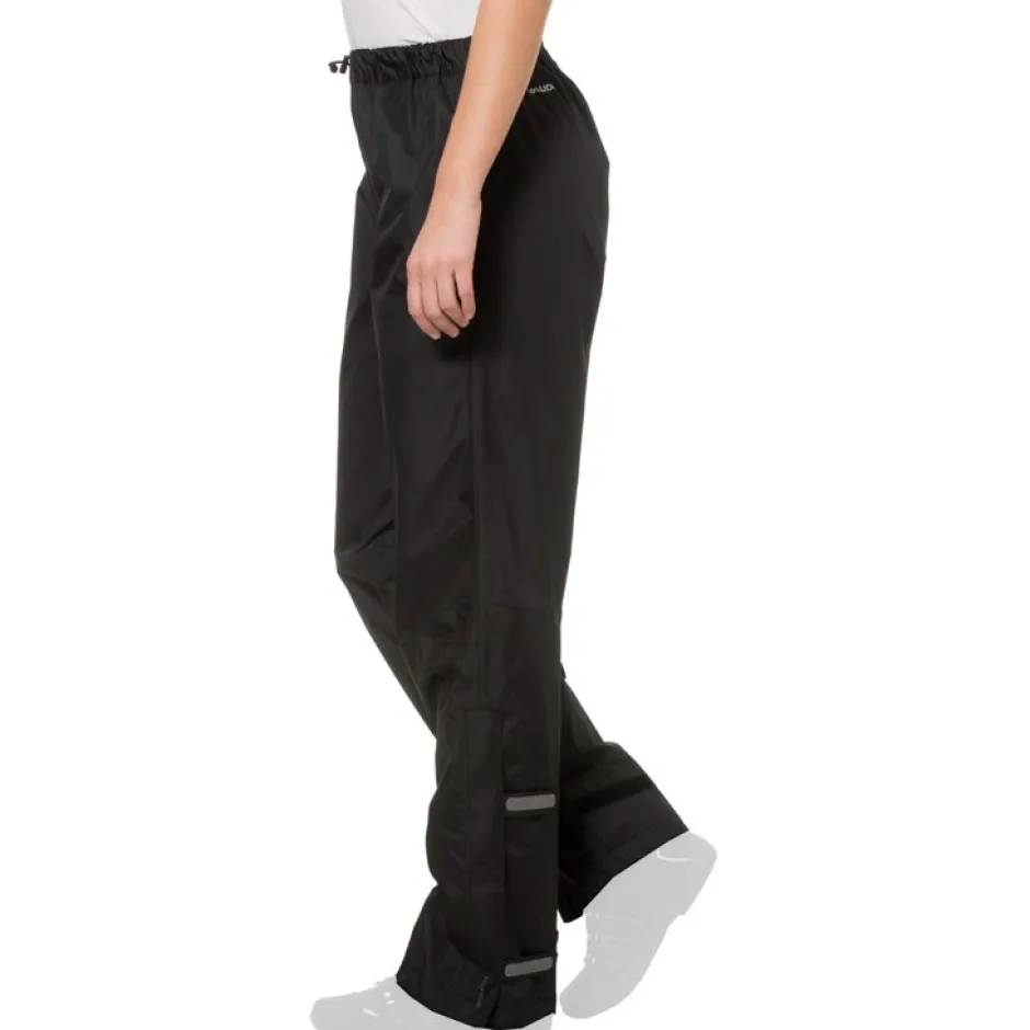 Regenbroeken < Vaude Fluid Regenbroek Dames - Regular - zwart