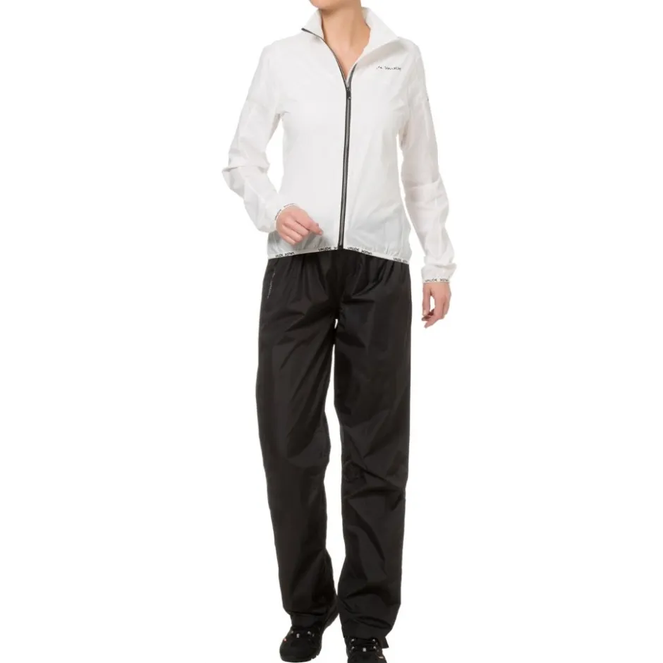 Regenbroeken < Vaude Fluid Regenbroek Dames - Regular - zwart