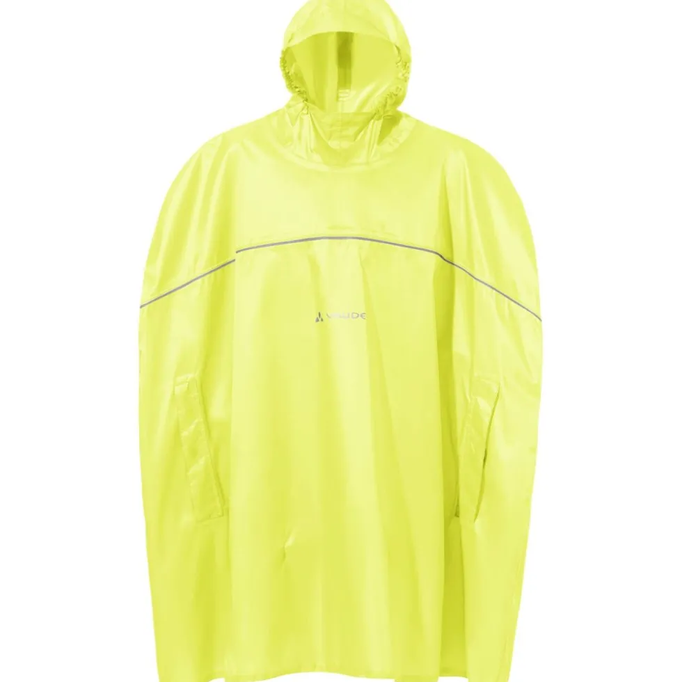 Vaude Grody II Poncho Kinder - neon yellow