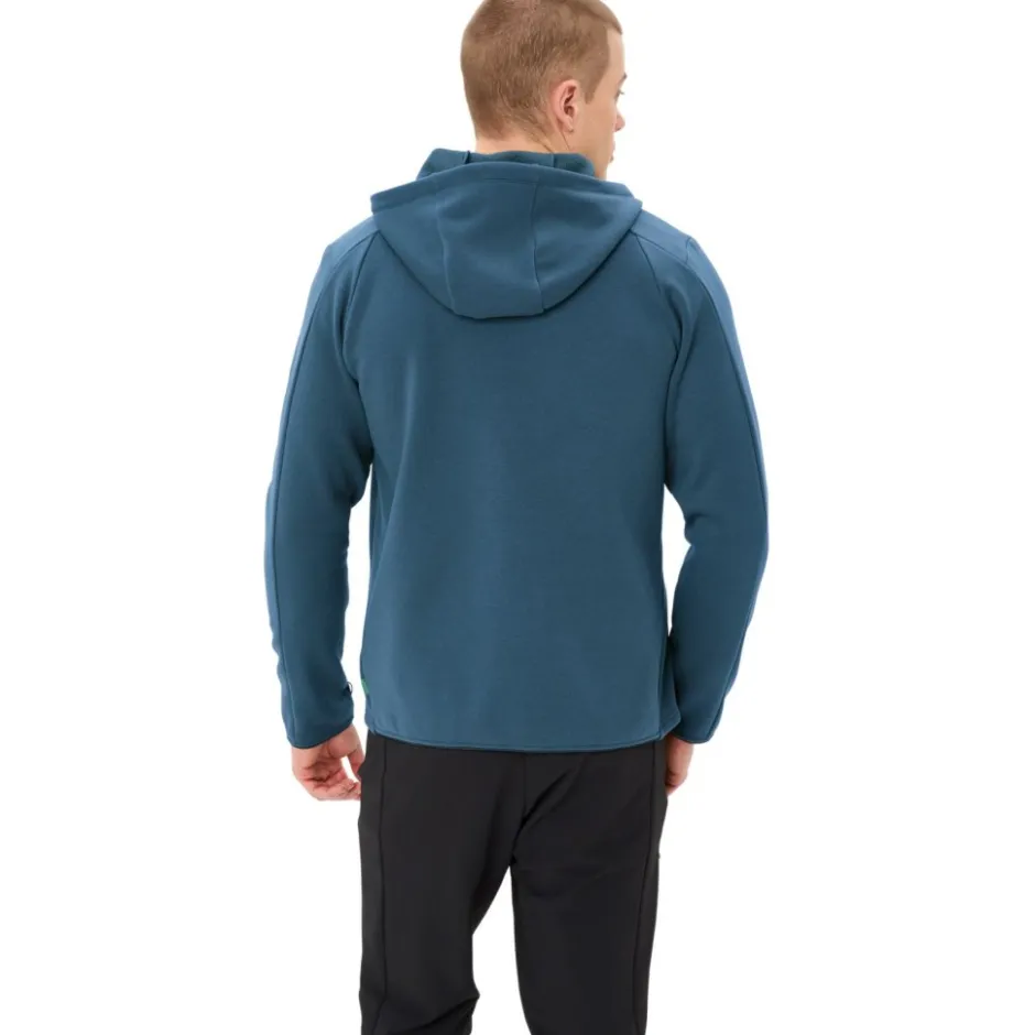 Jassen & Vesten < Vaude Idris Feece Jas met Capuchon Heren - batic sea