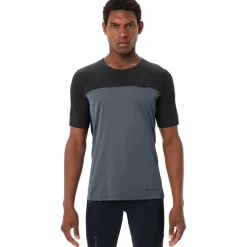 Vaude Kuro II Shirt met Korte Mouwen Heren - heron uni