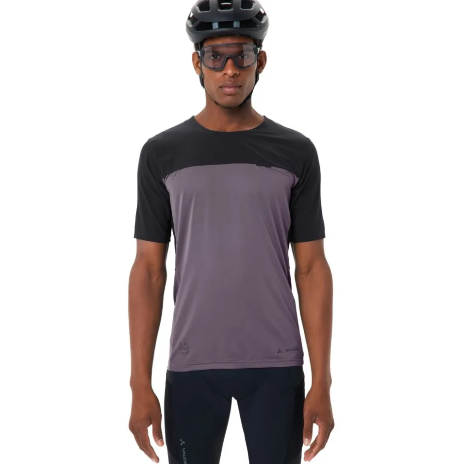 Mtb-Shirts < Vaude Kuro II Shirt et Korte ouwen Heren - purpe ash