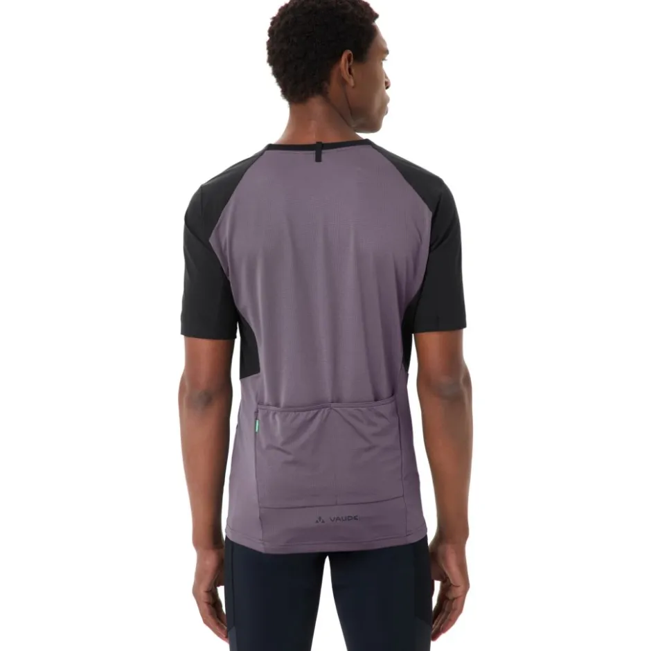 Mtb-Shirts < Vaude Kuro II Shirt et Korte ouwen Heren - purpe ash