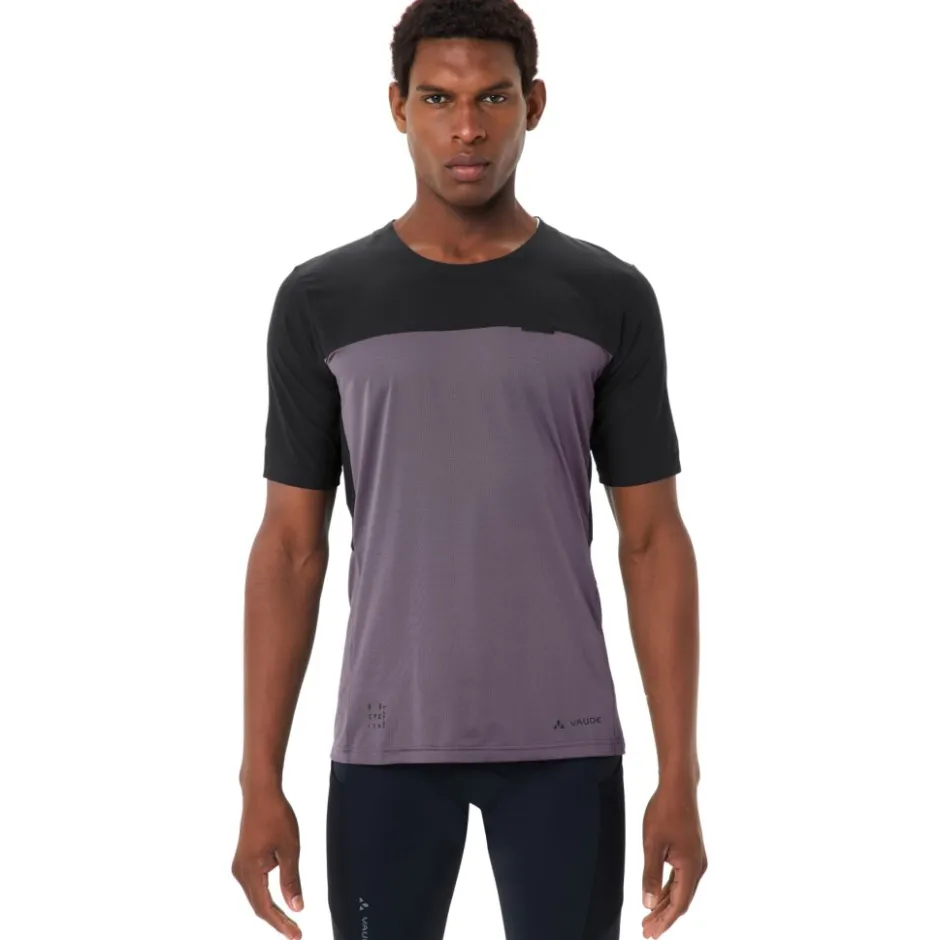 Mtb-Shirts < Vaude Kuro II Shirt et Korte ouwen Heren - purpe ash