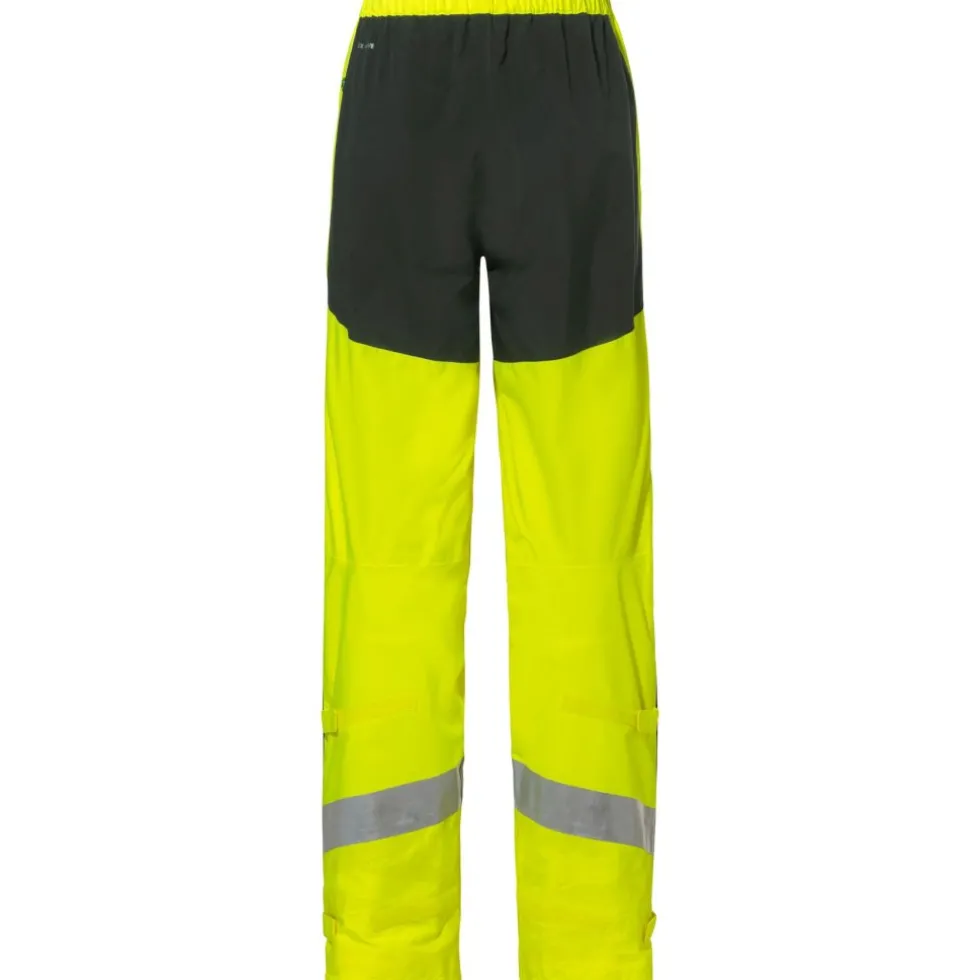 Vaude Luminum Regenbroek Dames - neongeel
