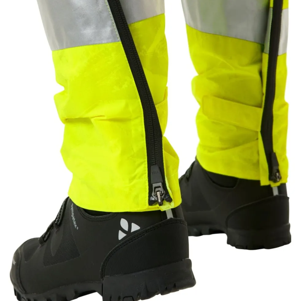 Vaude Luminum Regenbroek Dames - neongeel