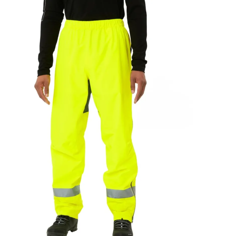 Regenbroeken < Vaude uinu Regenbroek Heren - neongee