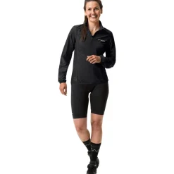 Windjacks < Vaude Matera Air Jas Dames - zwart