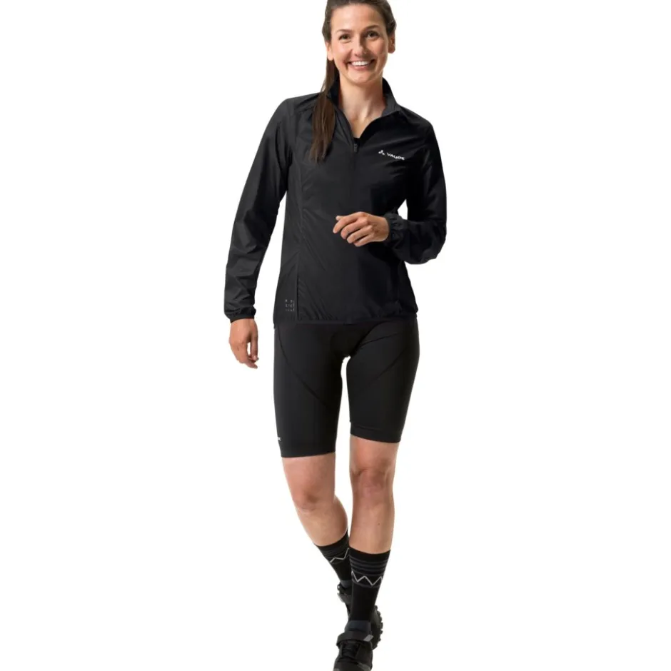 Windjacks < Vaude Matera Air Jas Dames - zwart
