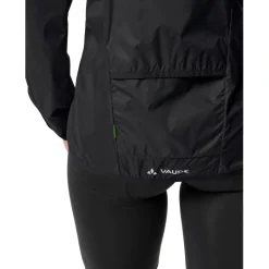 Windjacks < Vaude Matera Air Jas Dames - zwart