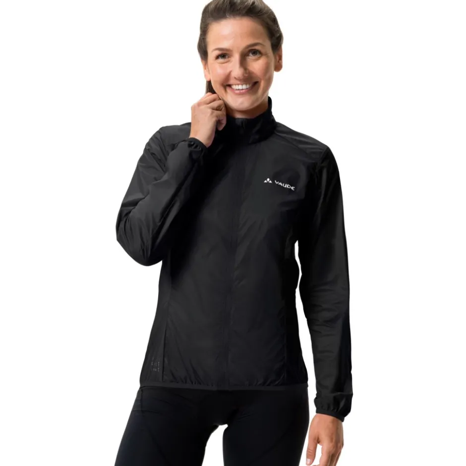 Windjacks < Vaude Matera Air Jas Dames - zwart