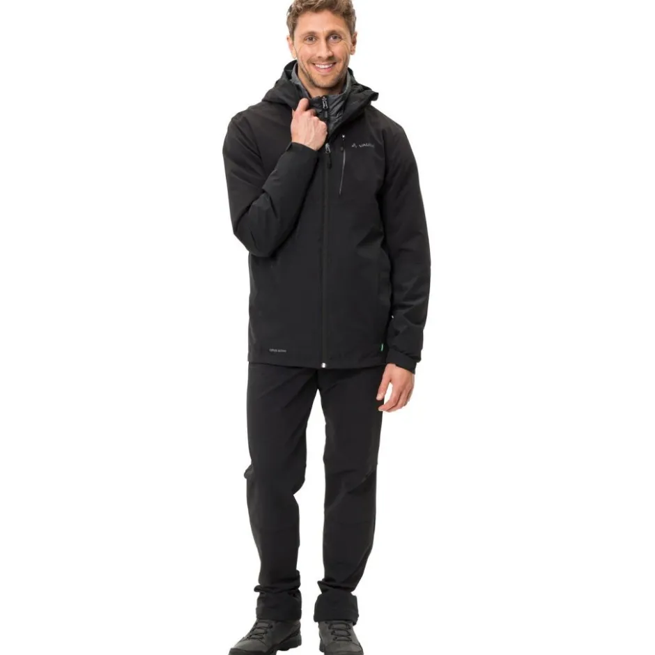Jassen & Vesten < Vaude iskanti II 3in1 Jas - zwart