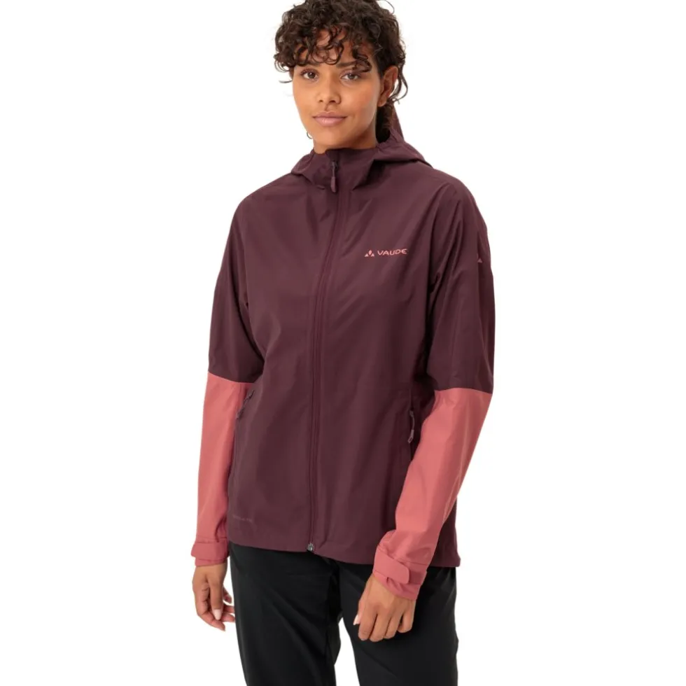 Vaude Moab II Regenjas Dames - cassis uni