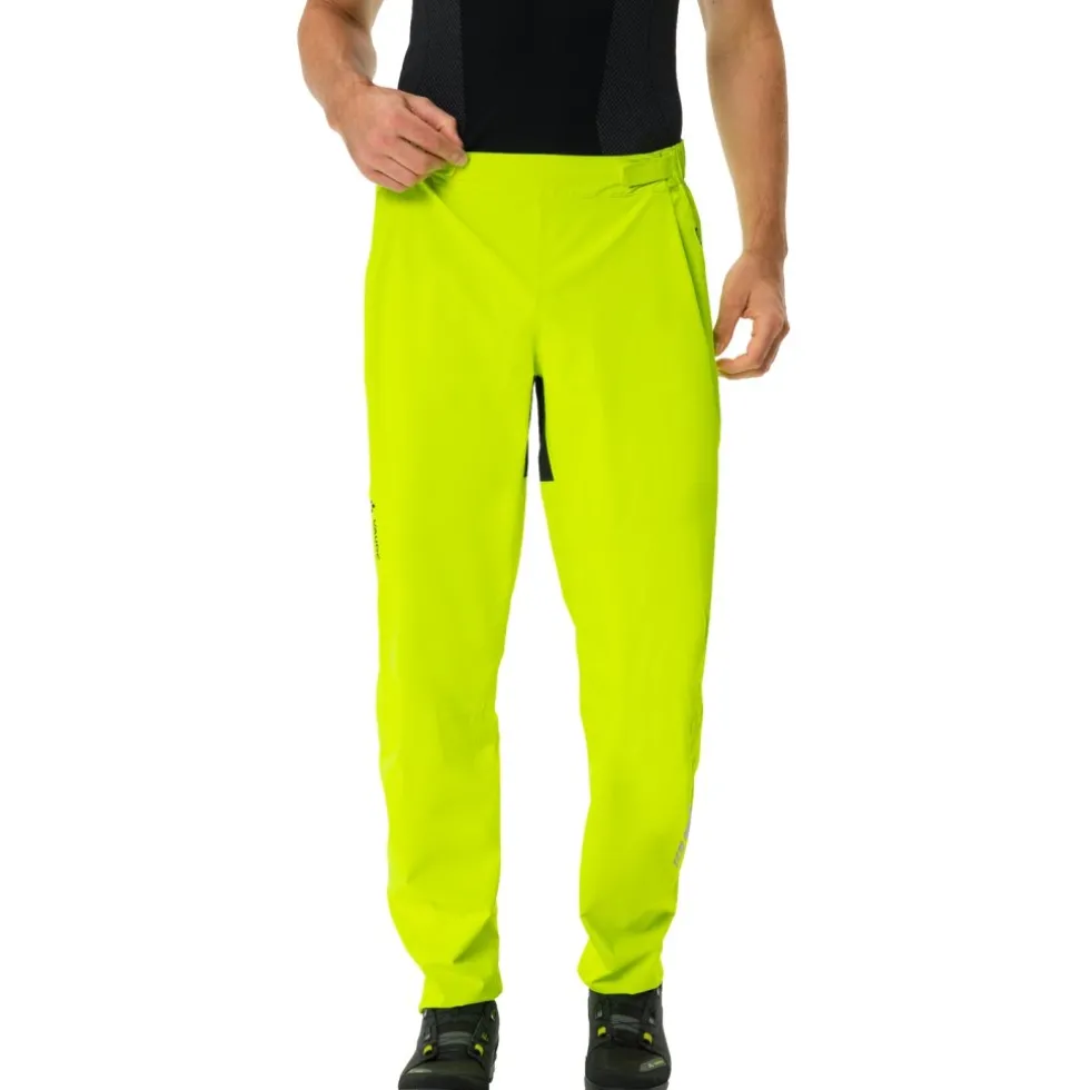 Vaude Moab Regenbroek Heren - neon yellow