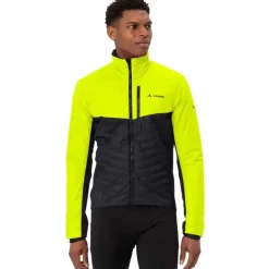 Vaude Posta Geïsoleerde Jas Heren - neon yellow