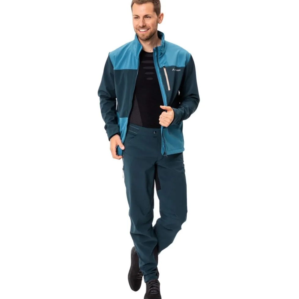 Vaude Qimsa II Softshell Broek Heren - Regular - dark sea