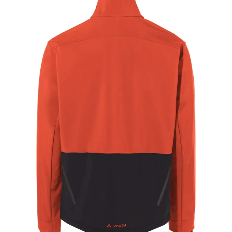 Mtb-Jacks < Vaude Qisa Pro Softshell-Jas Heren - glowing red