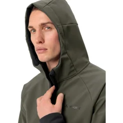 Winterjassen|Mtb-Jacks < Vaude Qimsa Softshell Jas Heren - khaki