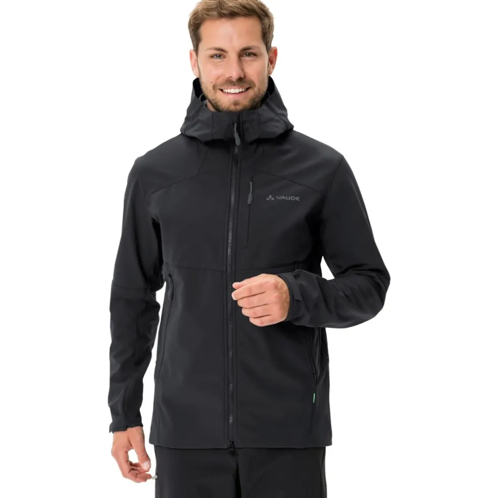 Vaude Roccia II Softshell-Jas Heren - zwart