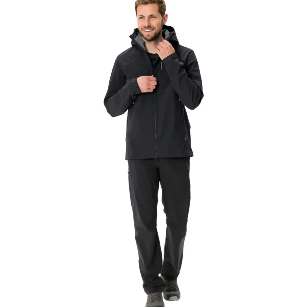 Vaude Roccia II Softshell-Jas Heren - zwart