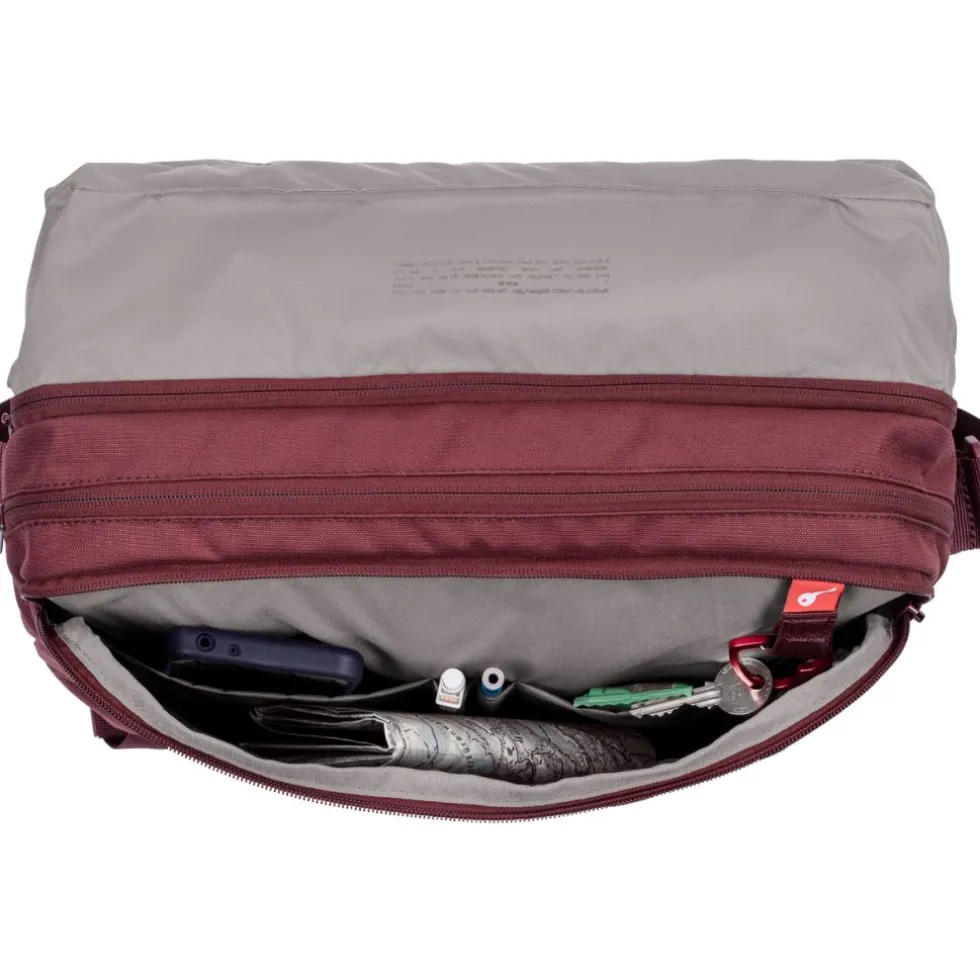 Vaude Rom III 13L Schoudertas - dark cherry