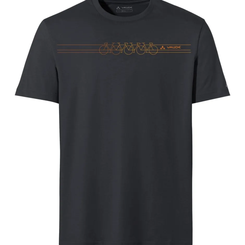 Shirts & Midlayers|T-Shirts & Tops < Vaude E arpha Print T-hirt Heren - zwart