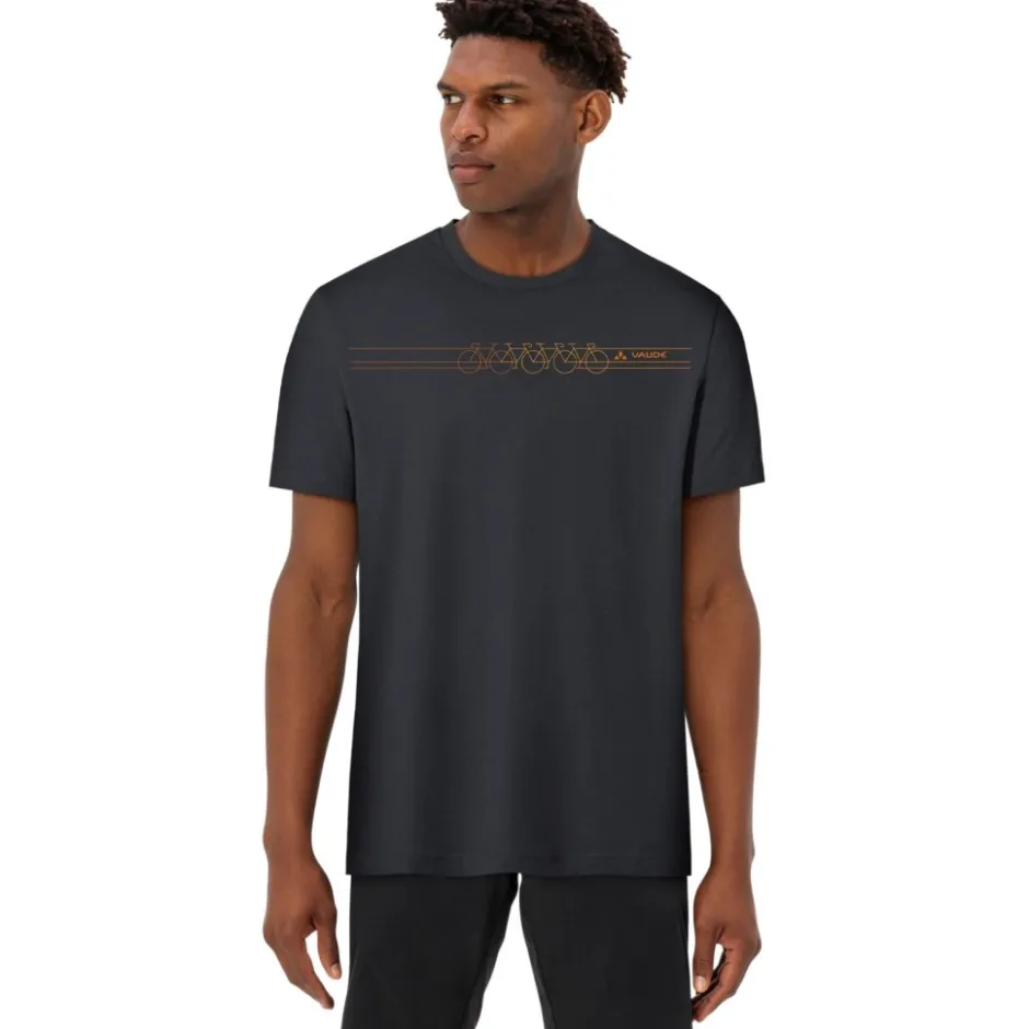 Shirts & Midlayers|T-Shirts & Tops < Vaude E arpha Print T-hirt Heren - zwart