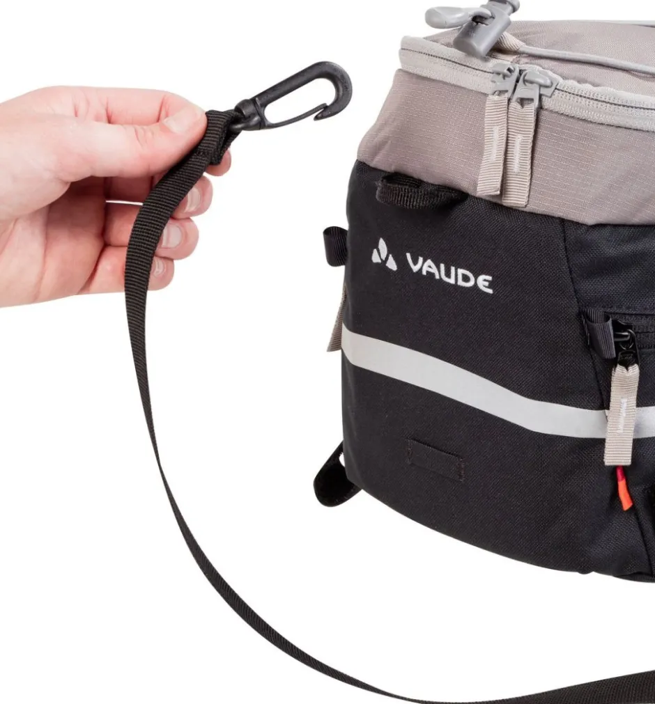 Bagagedragertassen < Vaude Silkroad Plus (MIK) Bagagedragertas - 9+7L - zwart