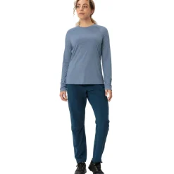 Vaude Skomer Shirt met Lange Mouwen III Dames - shore blue
