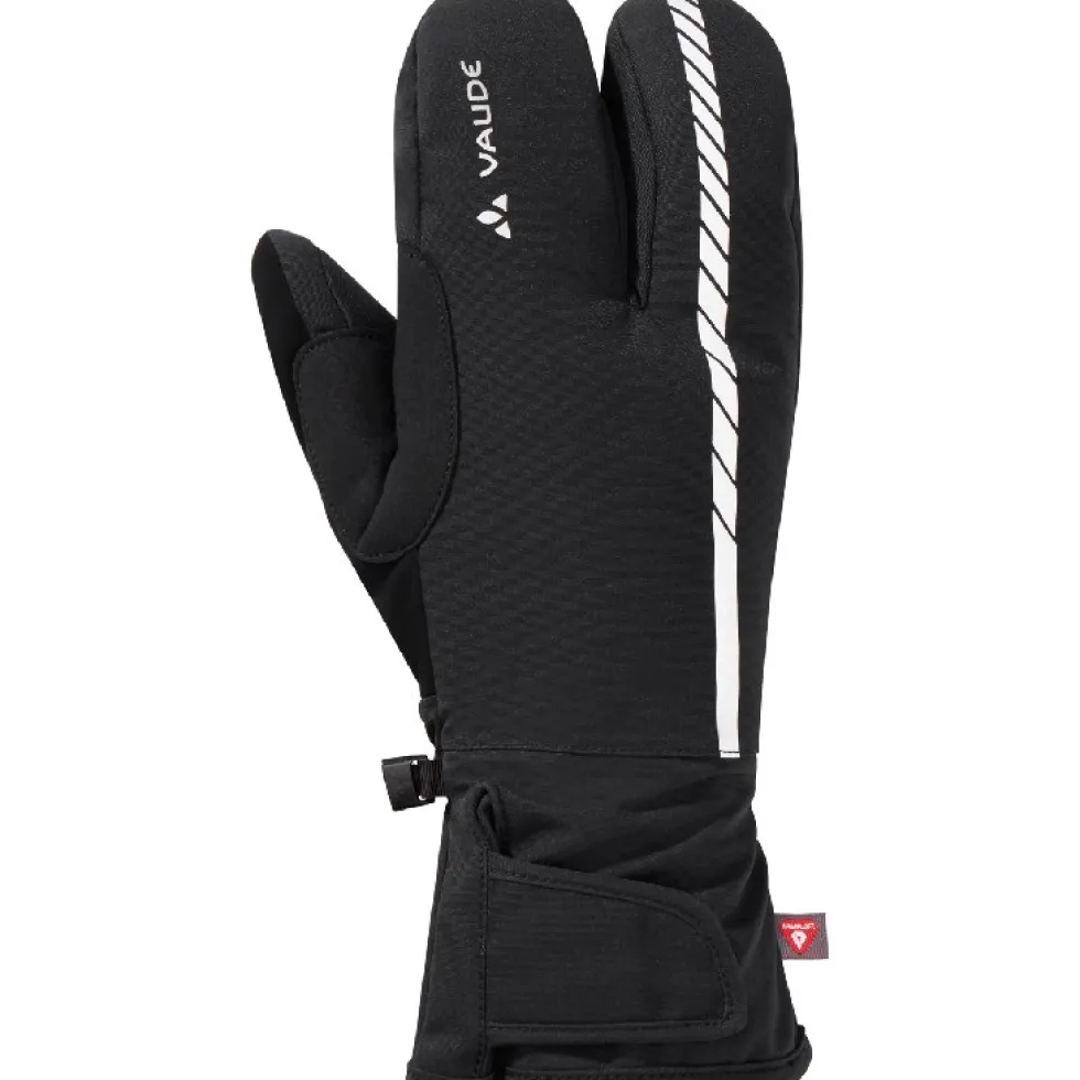 Vaude Syberia III Handschoenen met drie vingers - zwart