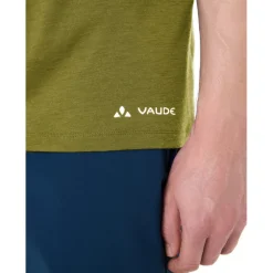 Vaude Tekoa Wool T-Shirt Heren - dark leaf