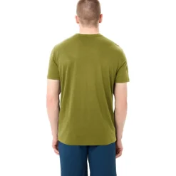 Vaude Tekoa Wool T-Shirt Heren - dark leaf