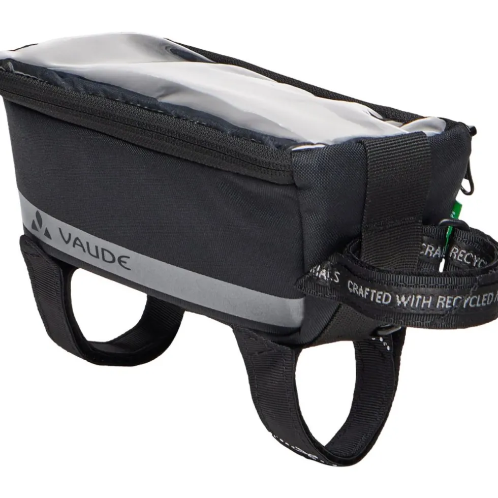 Vaude Top Tube Phone Bag Bovenbuis Tas - 1L - zwart