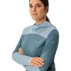Vaude Tremalzo Shirt met Lange Mouwen Dames - summer blue