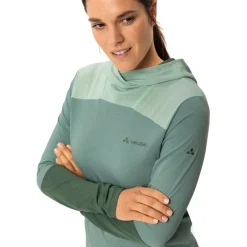 Mtb-Shirts < Vaude Tremalzo Shirt met Lange Mouwen Dames - dusty fern